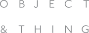 Object & Thing